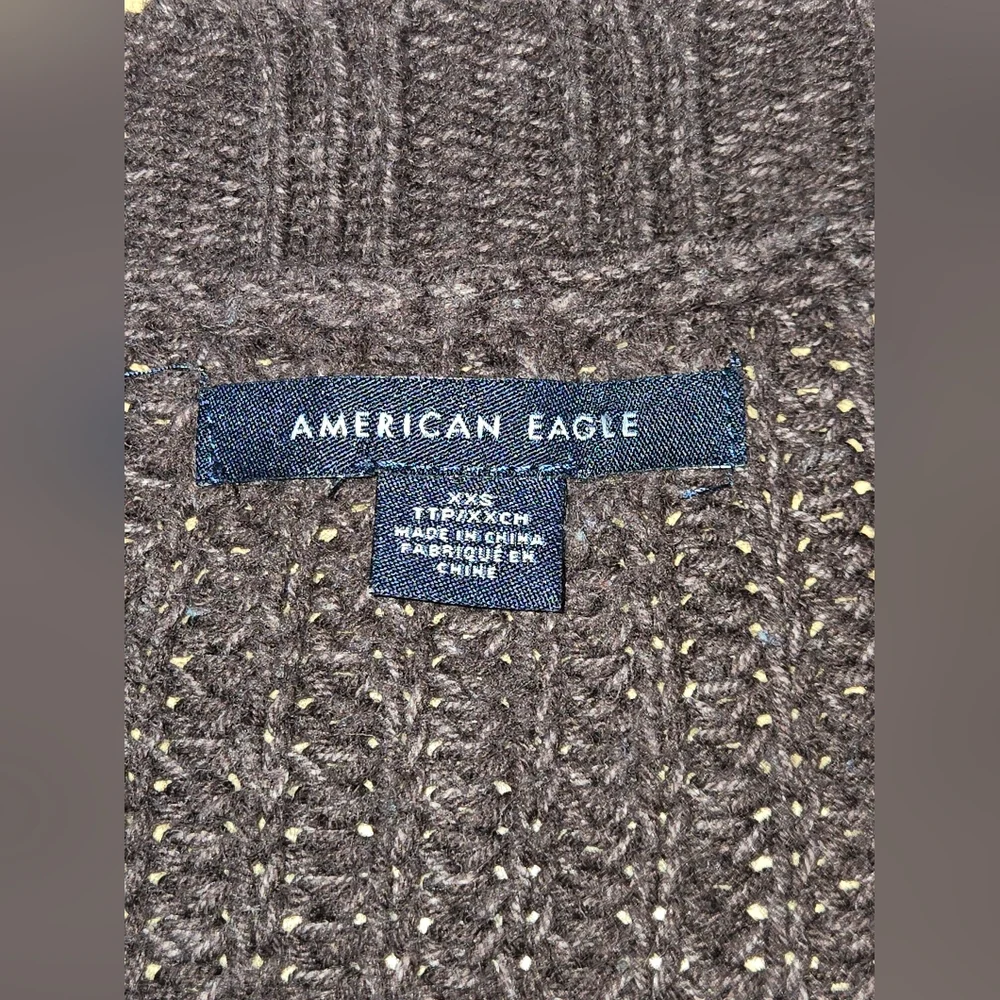 American Eagle Women's Brown Sweater - Picture 7 of 9